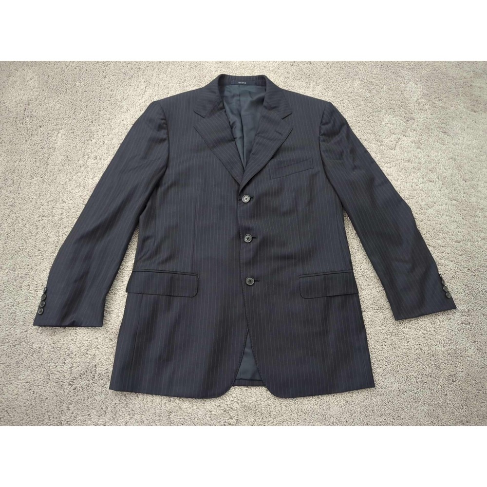Ezmenegildo Zegna Blazer Mens‎ 50C Pinstripe 3 Button Classic Formal